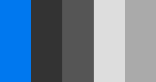 UI UX Design Color Palette with Blue & Gray | Colorio
